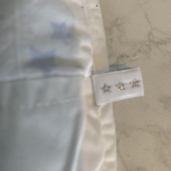 Dior Baby bib blue stars with Terry cloth back - Picture 3 of 10